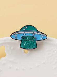 UFO Design Brooch - Multicolor - View 2