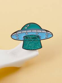UFO Design Brooch - Multicolor - View 4