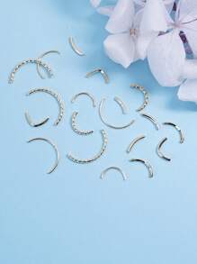 1pack 3D Nail Art Decoration - Gold - View 3