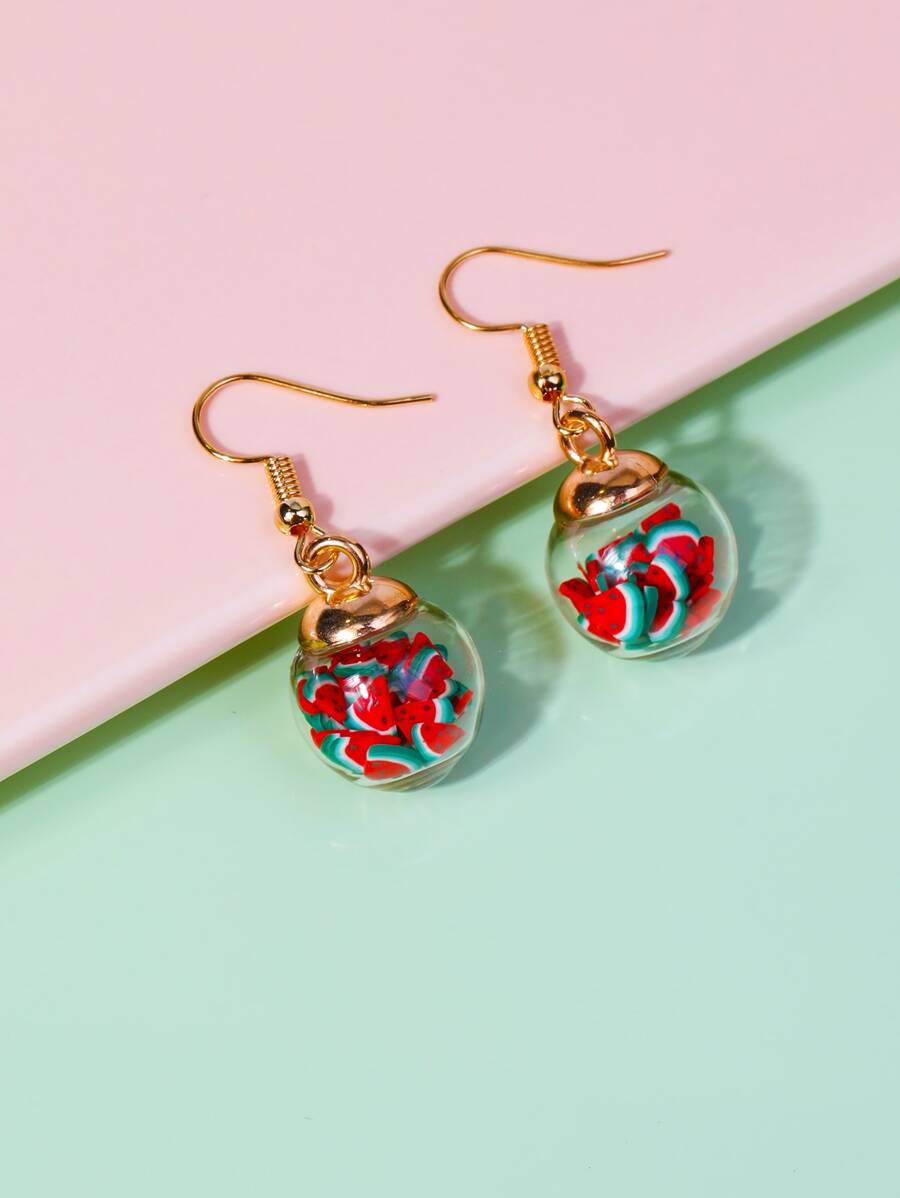 Hoa tai thả trang trí chai trái cây - Nhiều màu - Xem 1