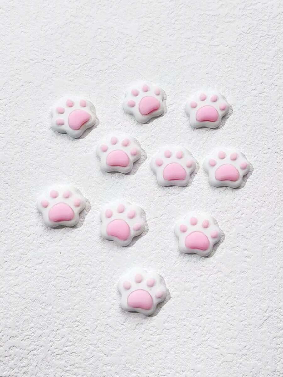 10 piezas Accesorio de joya DIY con diseño de pata - Multicolor - Ver 1