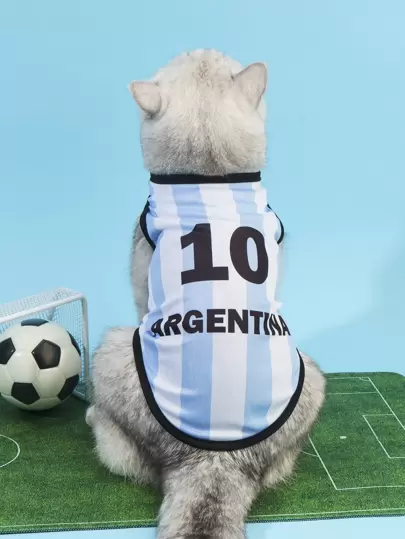 PETSIN 阿根廷國旗圖案寵物背心