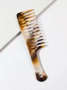 1 Large Wide-Tooth Detangling Comb And Hairdressing Comb Hair Brush,Hair Brush,Comb,Hair Tools,Hair Products And Accessories For Barber Salon Beauty Travel Essentials,Back To School,Travel Holiday Essentials,Hair Accessories For Women - Multicolor - View 2