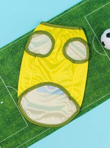 PETSIN Brazil Flag Pattern Pet Tank