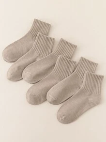 6 Paar Einfarbige Socken