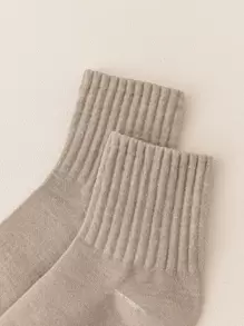 6 Paar Einfarbige Socken