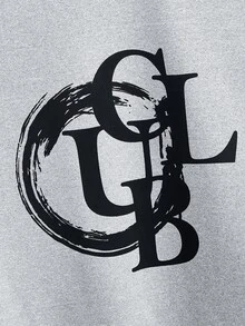 SHEIN Unity Plus Letter Graphic Crop Tee - Light Grey - View 4