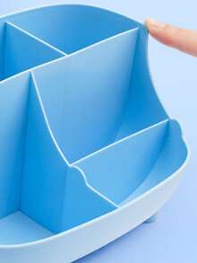 1pc Multifunction Pen Holder - Blue - View 2