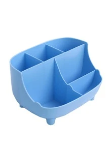 1pc Multifunction Pen Holder - Blue - View 3