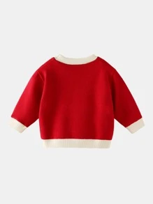 Niñas Jersey con patrón de dibujos animados