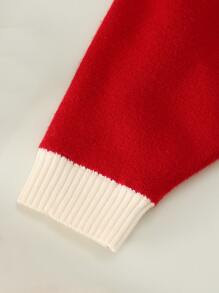 Niñas Jersey con patrón de dibujos animados