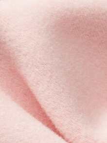 Niñas Conjunto de pijama con estampado de letra - Rosa Pálido - Ver 3