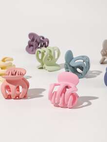 10pcs Minimalist Hair Claw - Multicolor - View 4