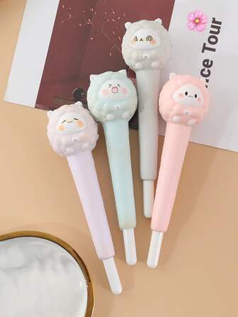 1 pieza Pluma de gel con diseño de dibujos animados al azar