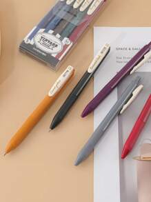 5pcs Random Color Plastic Gel Pen - Multicolor - View 2