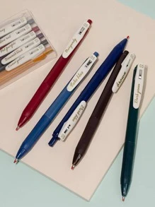 5pcs Random Color Plastic Gel Pen - Multicolor - View 6