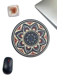 Alfombrilla de ratón con estampado de mándala - Multicolor - Ver 2