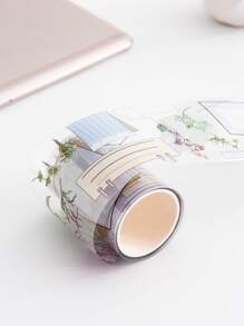 1 cái băng hình hoa văn Washi - Nhiều màu - Xem 4