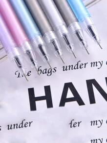 6入組字母圖案隨機中性筆