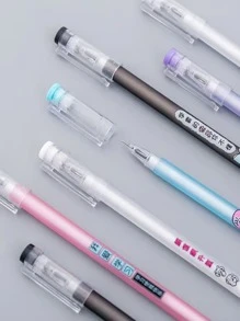 6入組字母圖案隨機中性筆