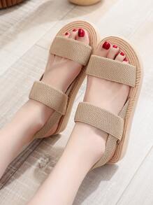 Dép bệt Nữ màu trơn Kỳ nghỉ - Màu Khaki - Xem 5