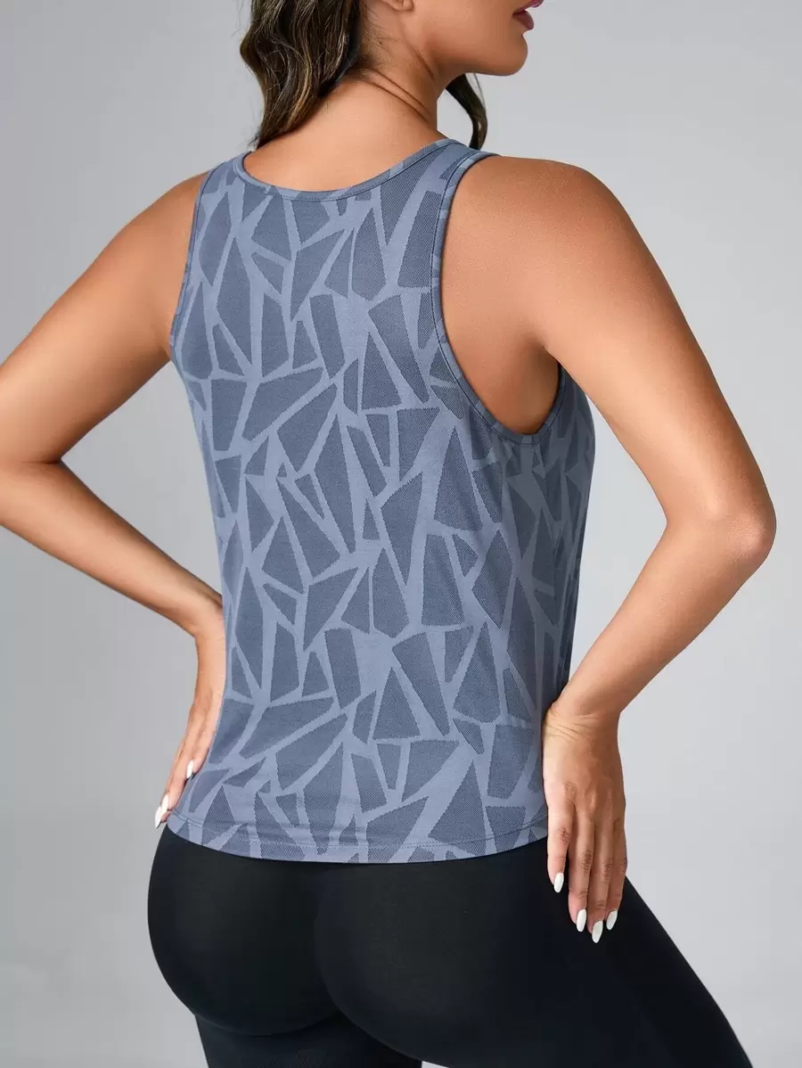 Easithlete Solid Raglan Sleeve Sports Tee Basic T Shirtworkout Tank Top - Dusty Blue - View 1