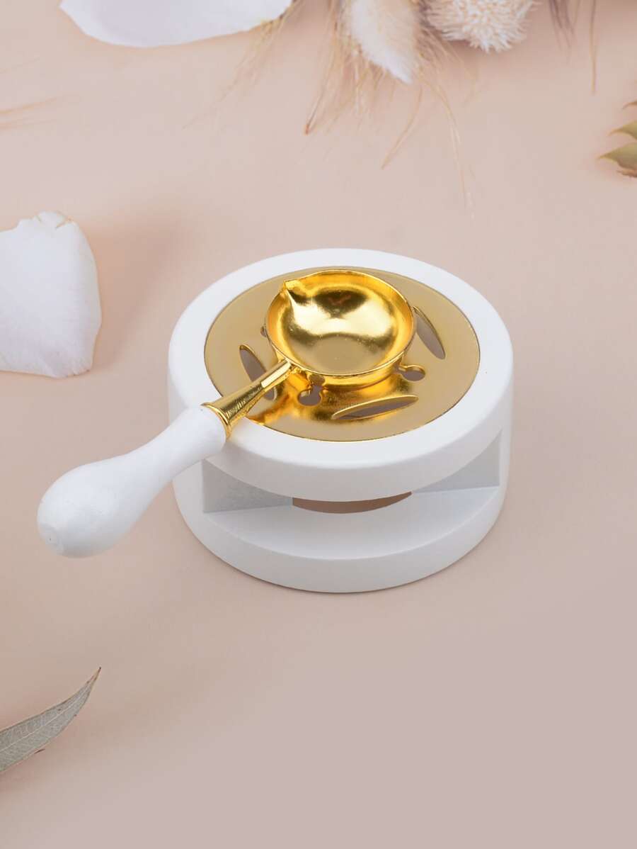 1pc Fire Paint Stove With Spoon - Multicolor - View 1