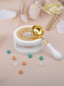 1pc Fire Paint Stove With Spoon - Multicolor - View 2