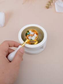 1pc Fire Paint Stove With Spoon - Multicolor - View 3