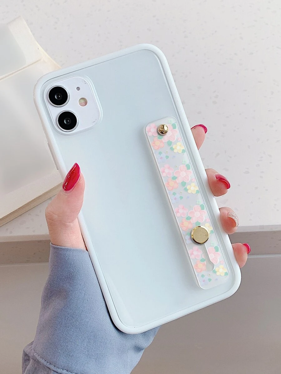 印花推拉手機支架 - 無色 - 查看 1