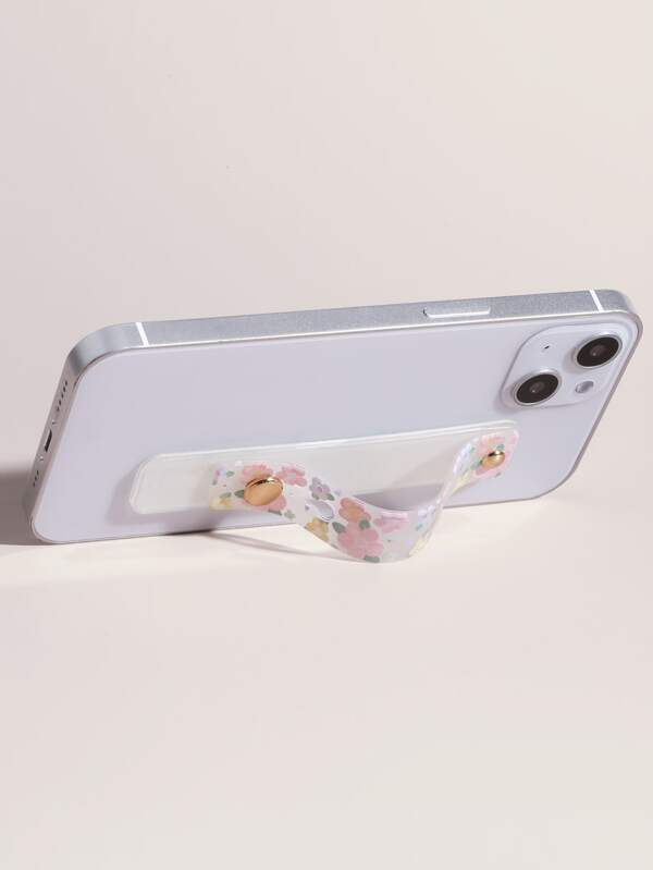 Floral Print Push Pull Phone Holder SHEIN USA