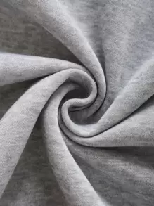 INAWLY Áo khoác nỉ dày dặn, khóa kéo, dây rút, có lớp lót giữ nhiệt, cỡ lớn. - Màu Xám nhạt - Xem 7