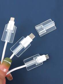 2 miếng bảo vệ cáp dữ liệu rõ ràng - Trong sáng - Xem 2