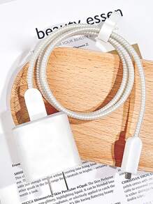 5入組素色數據線保護頭 - 白色 - 查看 2