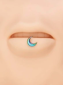 Moon Decor Labret Lip Stud - Multicolor - View 2