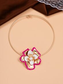 Choker trang trí hoa - Nhiều màu - Xem 4
