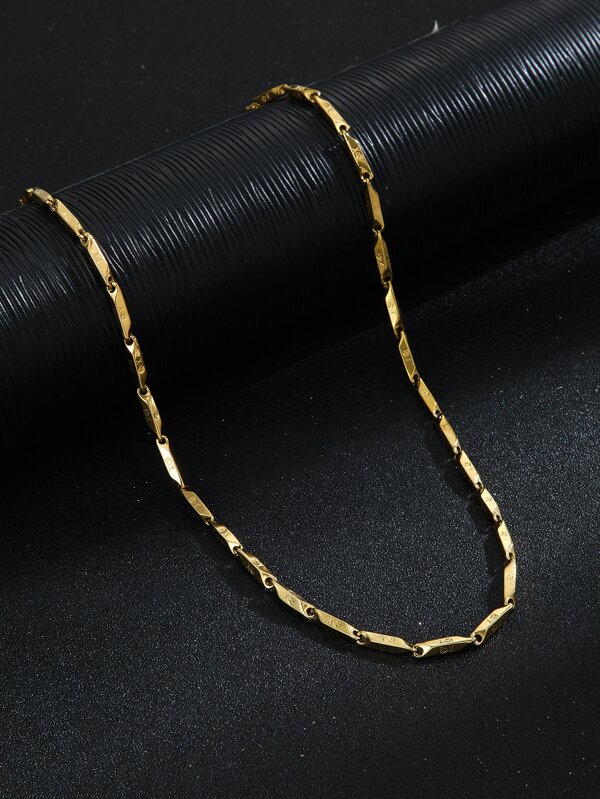 الموضة و شائع للرجال مبسط قلادة بسلسلة فولاذ غير قابل للصدأ الى مجوهرات هدية و الى A أنيق نظرة