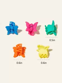 30 cái Kẹp tóc thiết kế hình bướm cho bé gái mới biết đi - Nhiều màu - Xem 3