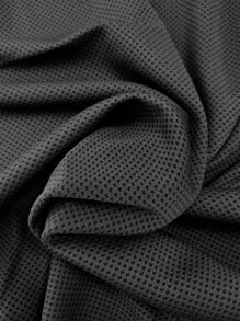 1pc Solid Sport Towel - Black - View 5