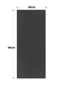 1pc Solid Sport Towel - Black - View 6