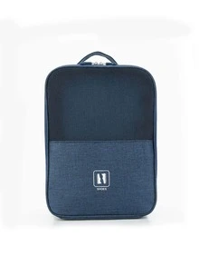 1 pieza Bolsa de almacenaje de zapatos portátil - Azul - Ver 2