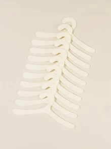 10pcs Solid Pet Coat Hanger - Beige - View 2
