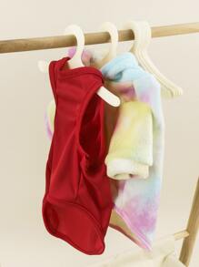 10pcs Solid Pet Coat Hanger - Beige - View 3