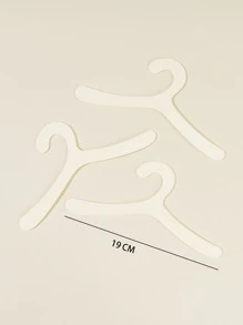 10pcs Solid Pet Coat Hanger - Beige - View 6