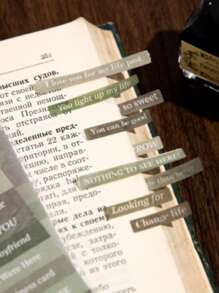 3入組字母圖案隨機貼紙