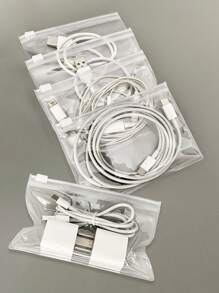 5入組數據綫收納袋 - 無色 - 查看 1