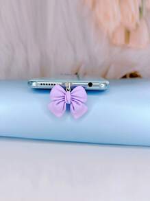 1 pieza Tapón antipolvo con diseño de lazo - Morado - Ver 1