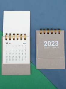 1 件标语图案迷你台历