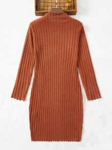 SHEIN LUNE Plus Solid Bodycon Dress