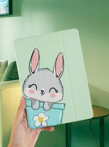 Funda pad plegable con estampado de conejo de dibujos animados - Multicolor - Ver 2